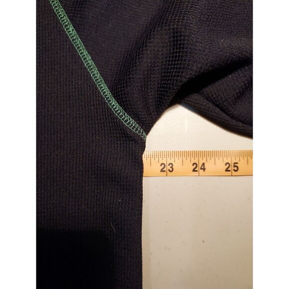 NBA Boston Celtics Mens L Black Waffle Mascot Lucky the Leprechaun Logo LS Shirt - Picture 4 of 8